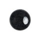 Les perles par Puca® Cabochon 14 mm - Jet hematite 23980/14400